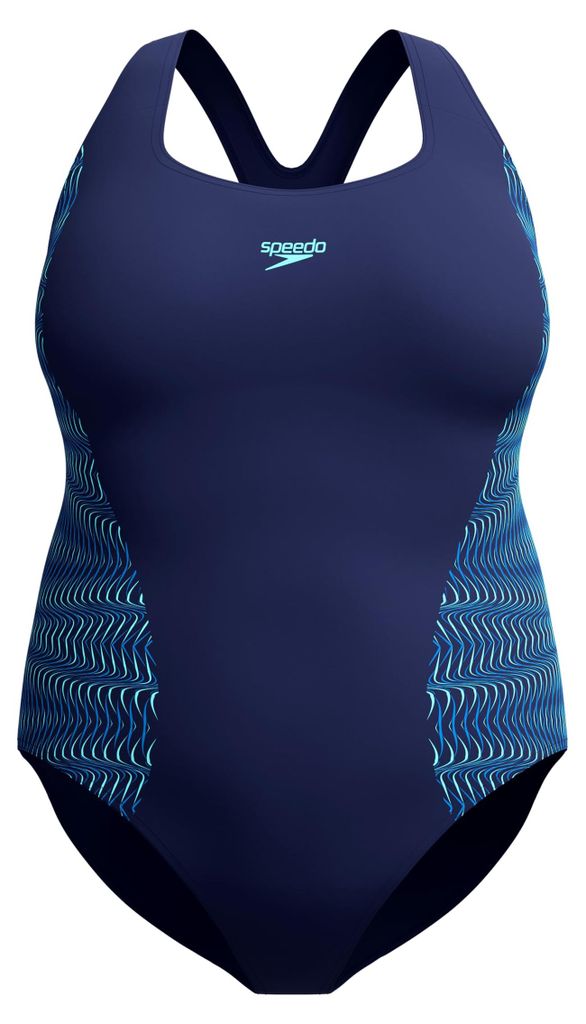 Speedo Plus Placement, eendelig zwempak voor dames, Productafbeelding 
