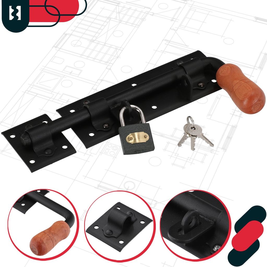 CATENACCIO A LEVA 16 Mm 8 Mm ACCIAIO OTTONATO - Foto 2