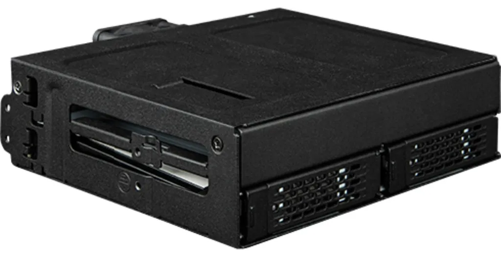 Boîtier d'extraction SSD U.2 NVMe PCIe 4.0 Double Baie pour Baie 5.25"