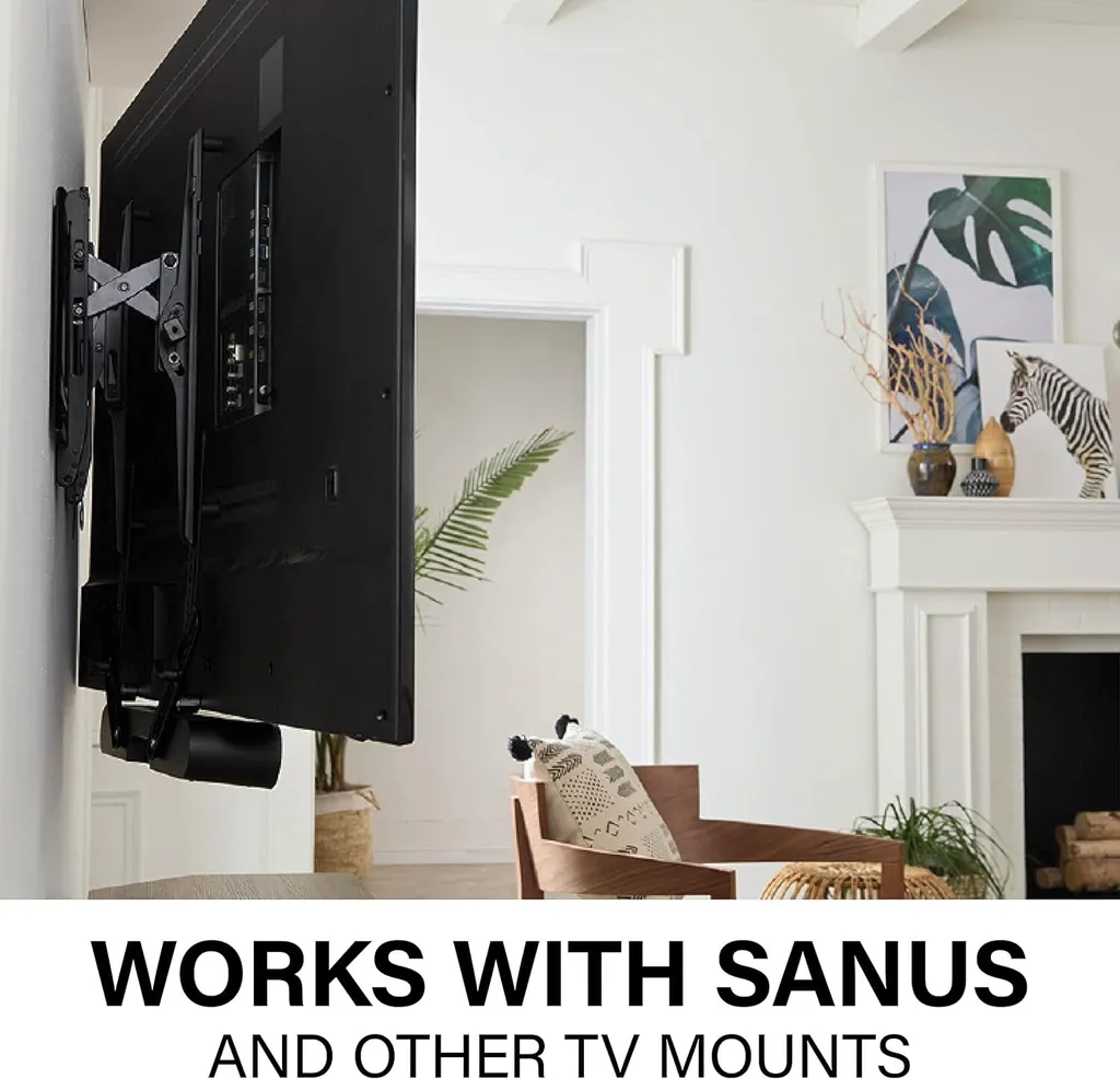 Supporto Sonos Ray SANUS Nero - Rendi la tua TV sicura e ordinata - 5