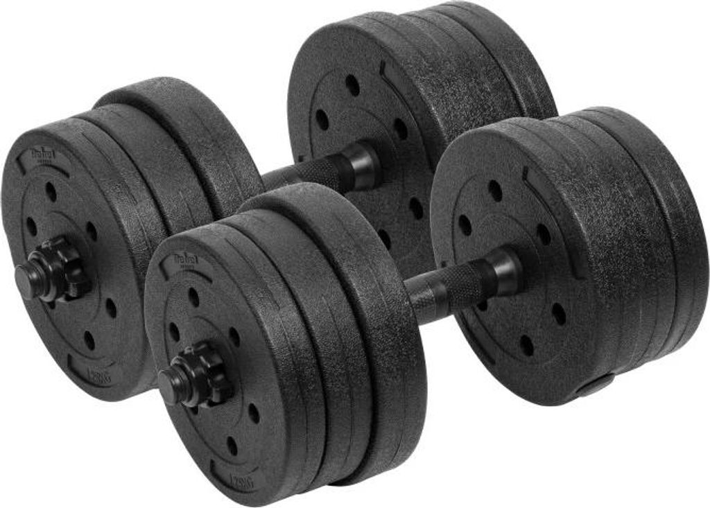 Rebel RBA-2328 Manubri regolabili 2 x 10 kg, nero Immagine del prodotto 