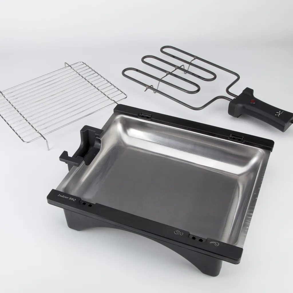Barbecue Électrique JATA BQ95 de Table en Acier Inoxydable Compact