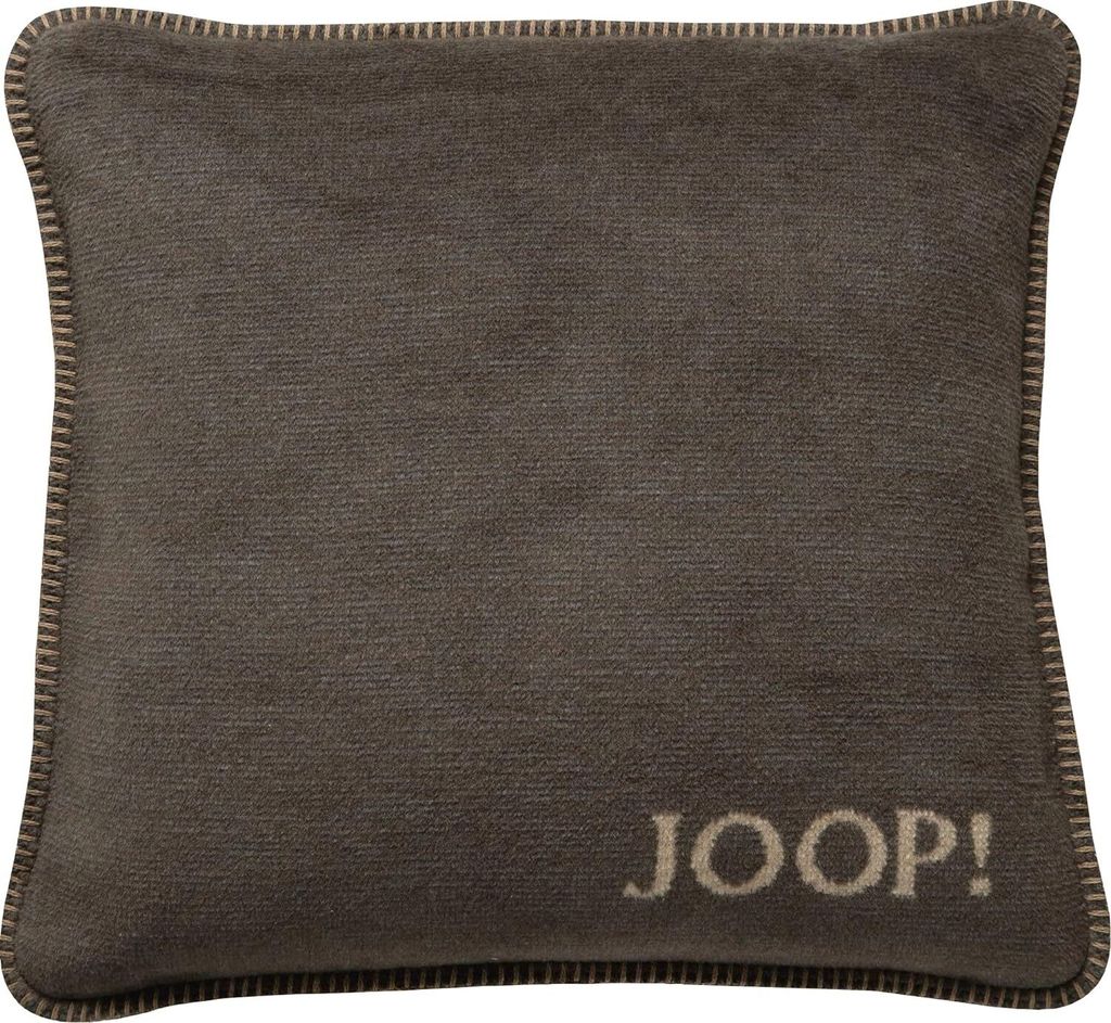 JOOP! Melange-Doubleface Kissen Farbe kastanie-cashew Größe 50x50cm