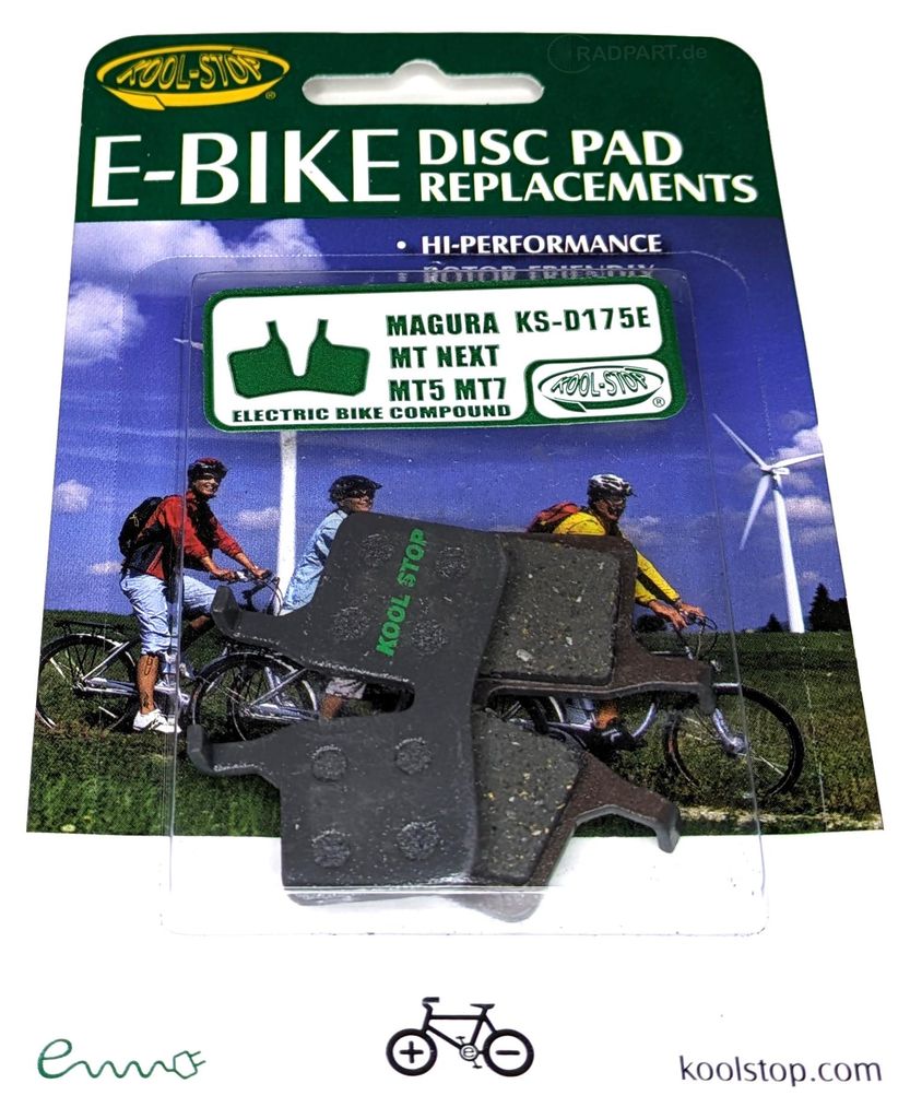 Kool-Stop E-Bike Bremsbeläge KS-D175E für Magura MT NEXT MT7 MT5 Keramik DiscPad