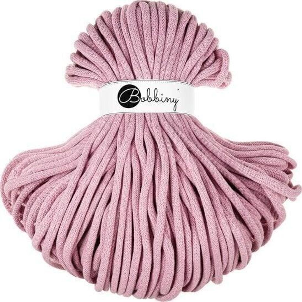 Bobbiny Jumbo 9 mm 100 m Dusty Rose Schnur