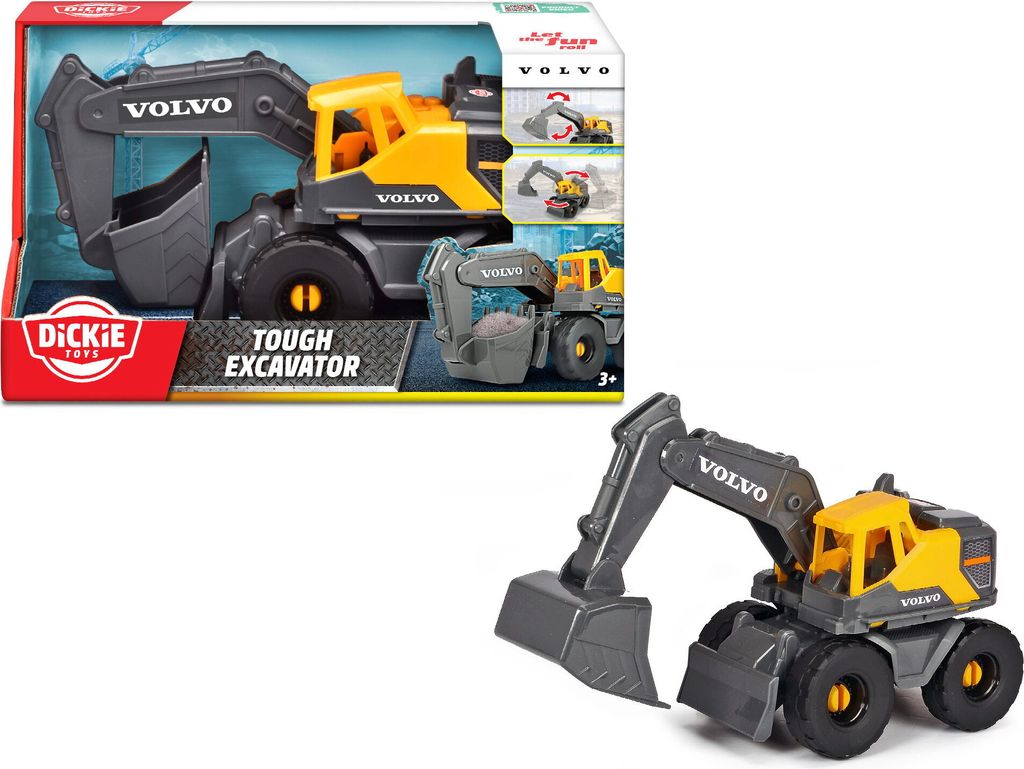 Dickie Spielfahrzeug Go Real / Construction Volvo Tough Produktbild 