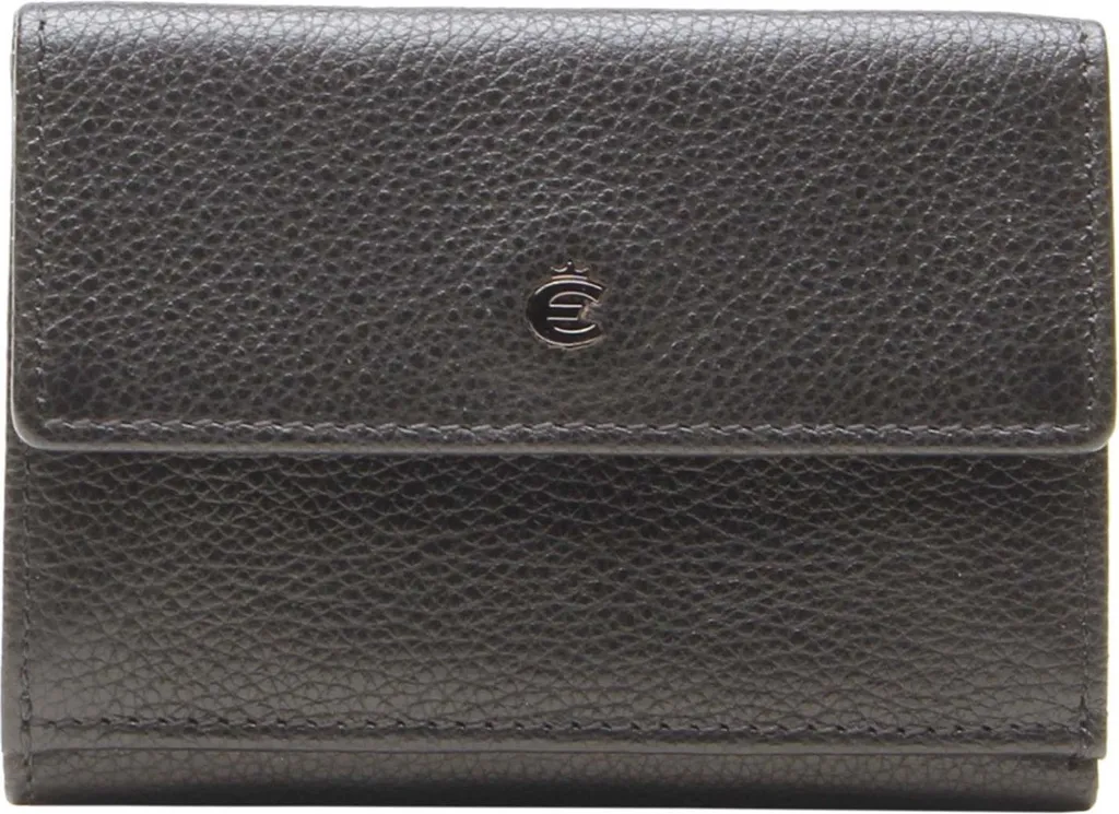 Porte-monnaie homme en cuir noir Esquire Houston 74 petit format chic