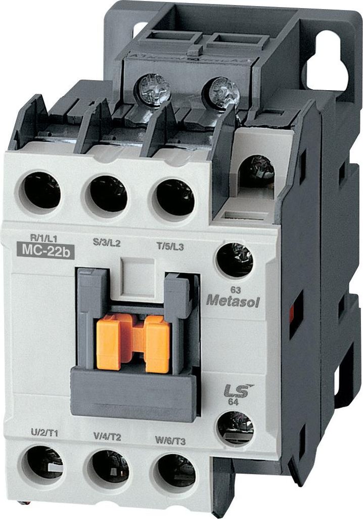 A, 4 kW, 3-poliges Leistungsschütz mit 12-V-DC-Spule. 1a1b-Hilfskontakte als Standard.