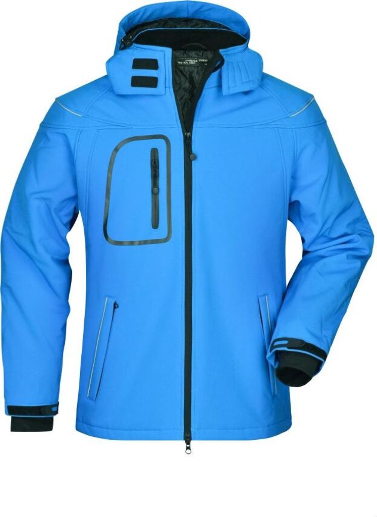 Modische Winter Softshelljacke aqua, Gr. S