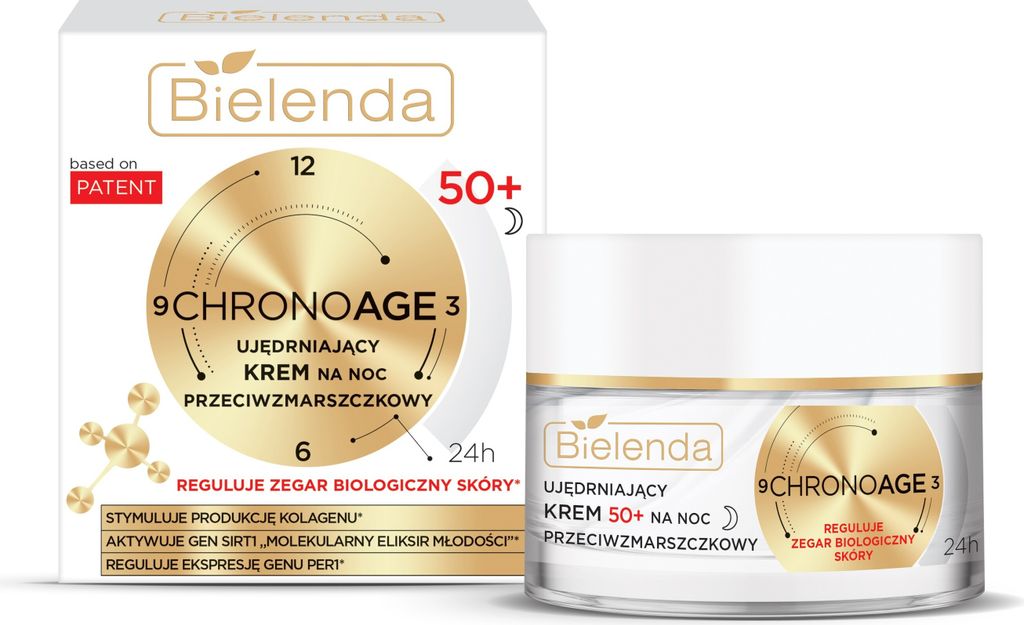 BIELENDA Chrono Age 24h Straffende Anti-Falten-Nachtcreme 50+ 50ml