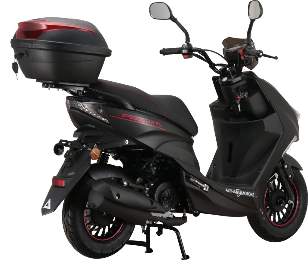 Motorroller Speedstar FI 50 ccm 45 km/h EURO 5 mattschwarz Produktbild 4