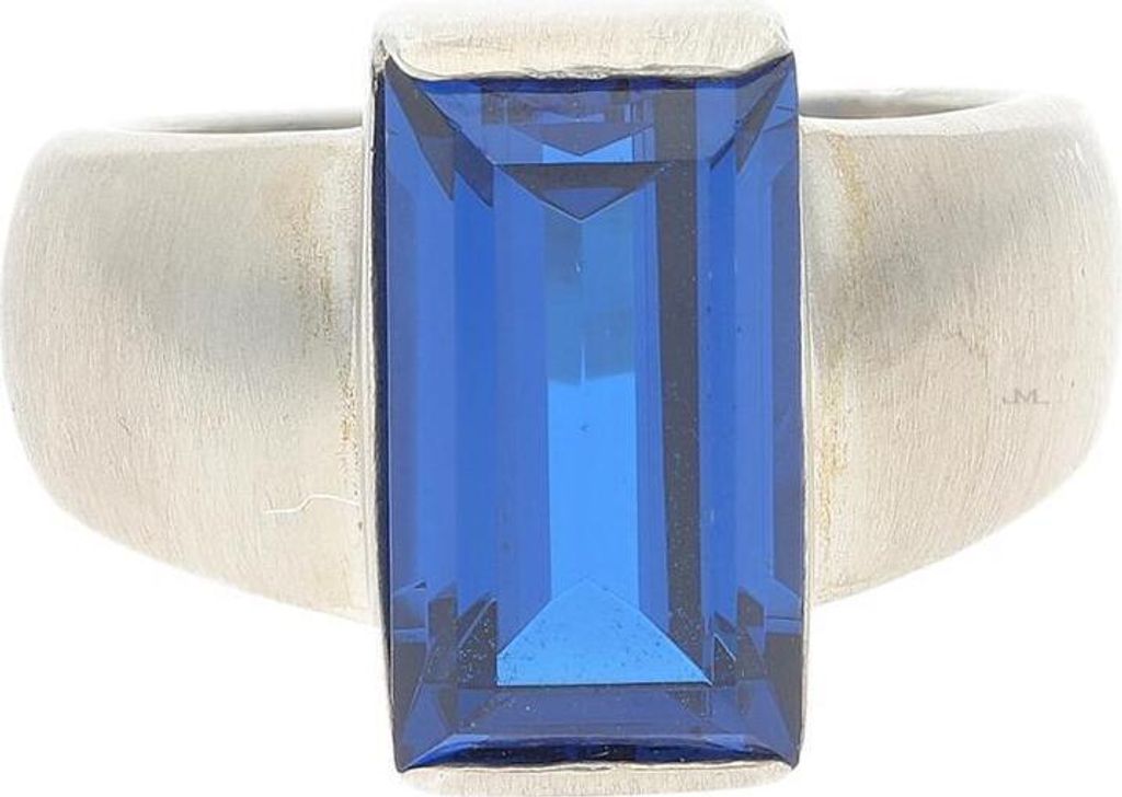 JuwelmaLux Ring 925/000 Sterling Silber mit synth Zirkonia JL30-07-2475 55