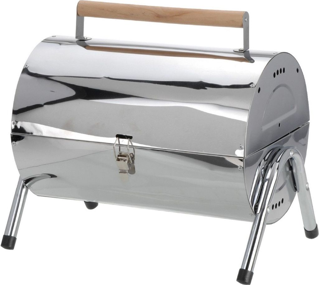 Grill Edelstahl Holzkohlegrill Klappgrill tragbar und