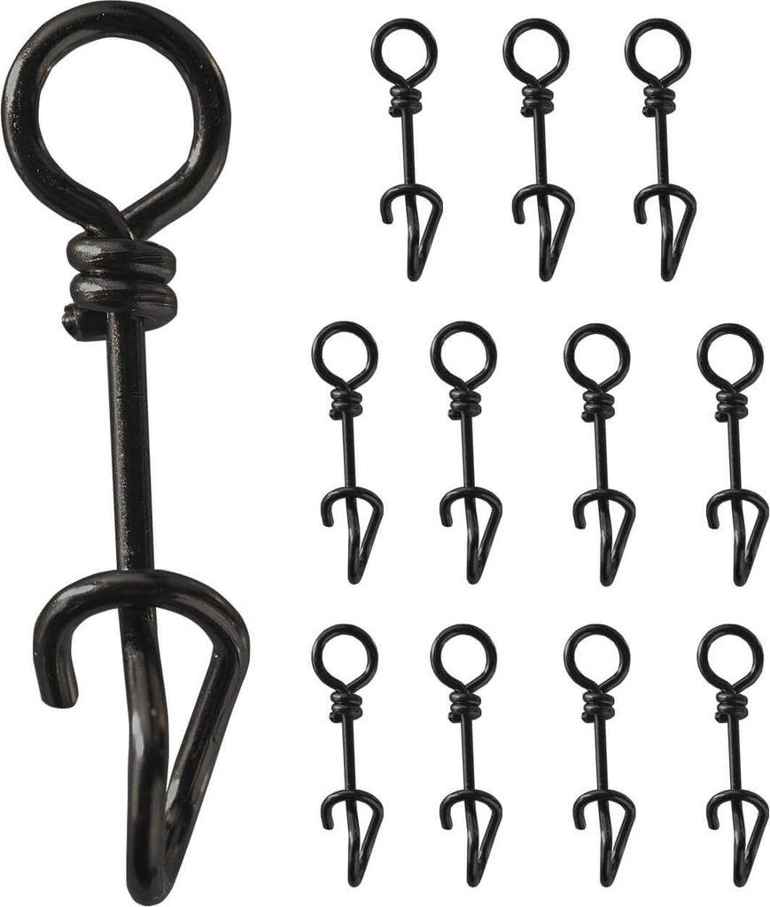 BKK Fast Spiral Snap 32 Karabiner Schwarz #2 25kg