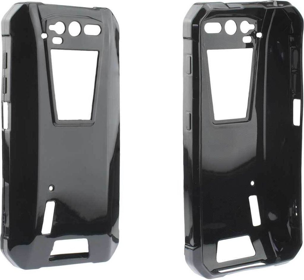 caseroxx Schutz-Hülle TPU-Hülle kompatibel mit Unihertz Tank, Gummi Handy Tasche schwarz