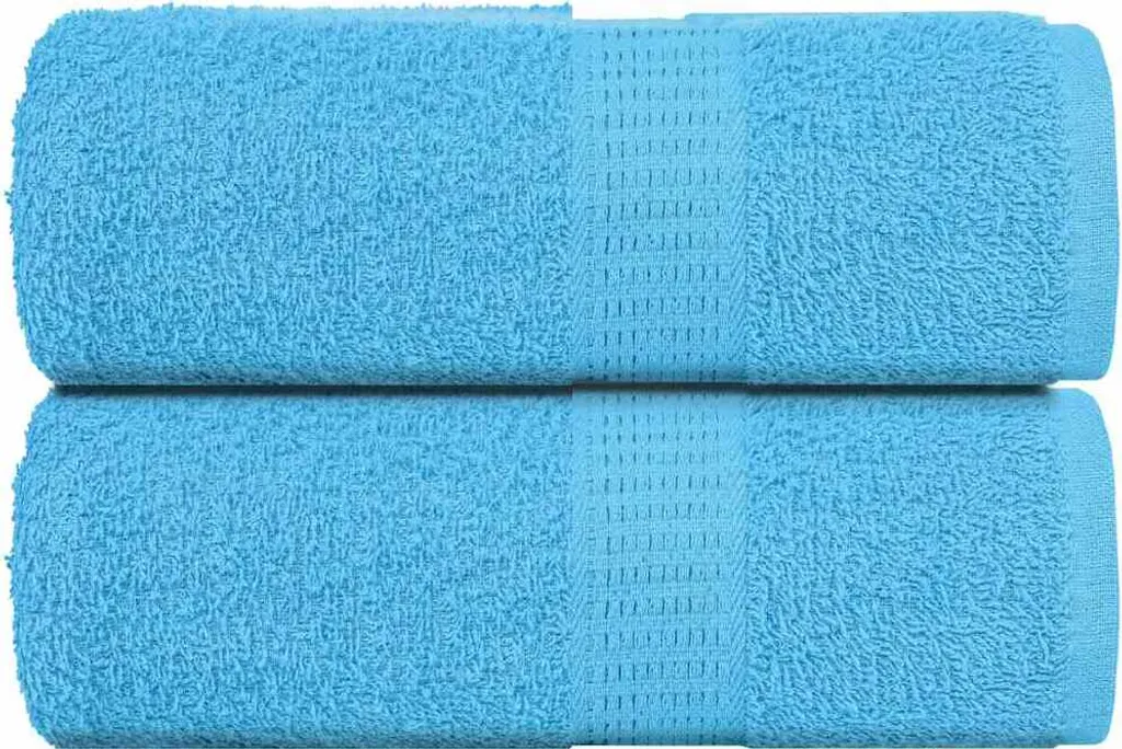 Asciugamani per ospiti FROGN 2 pezzi turchese 30x50 cm 360 g/m²