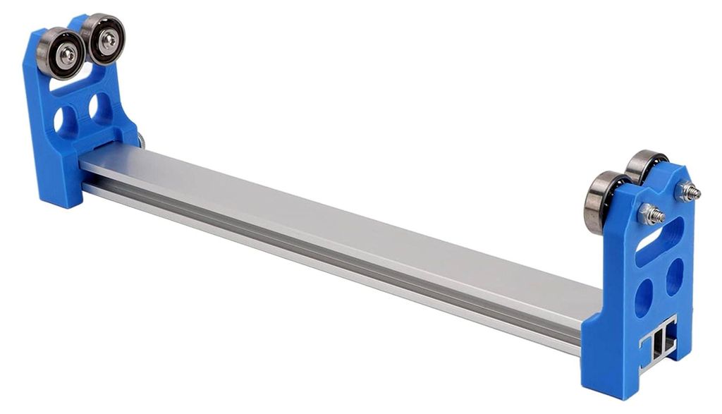 Spine Tester aus blauer Aluminiumlegierung, 30 cm/11,8 Zoll, professioneller Geradheitsdetektor für Pfeile im Bogenschießen