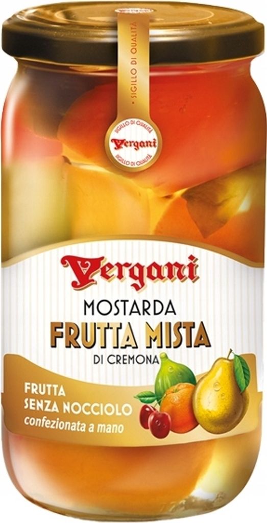Mostarda aus gemischten Früchten 400g - Vergani Produktbild 