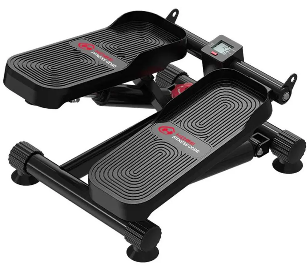 Mini stepper hydraulique X24N00C049 noir avec bandes de résistance
