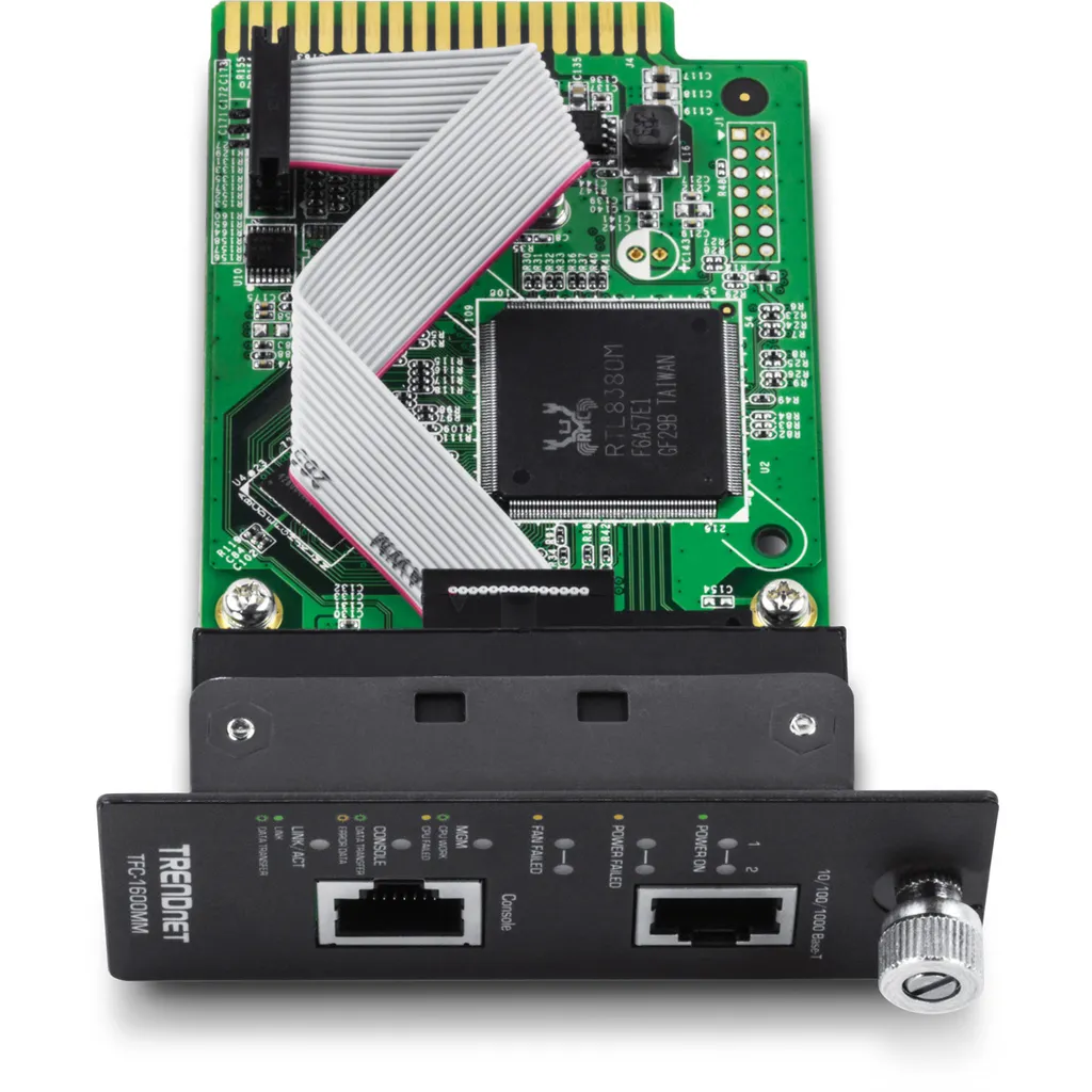 Module de Gestion pour Châssis Rackable TFC-1600 : Contrôle SNMP Central - 4