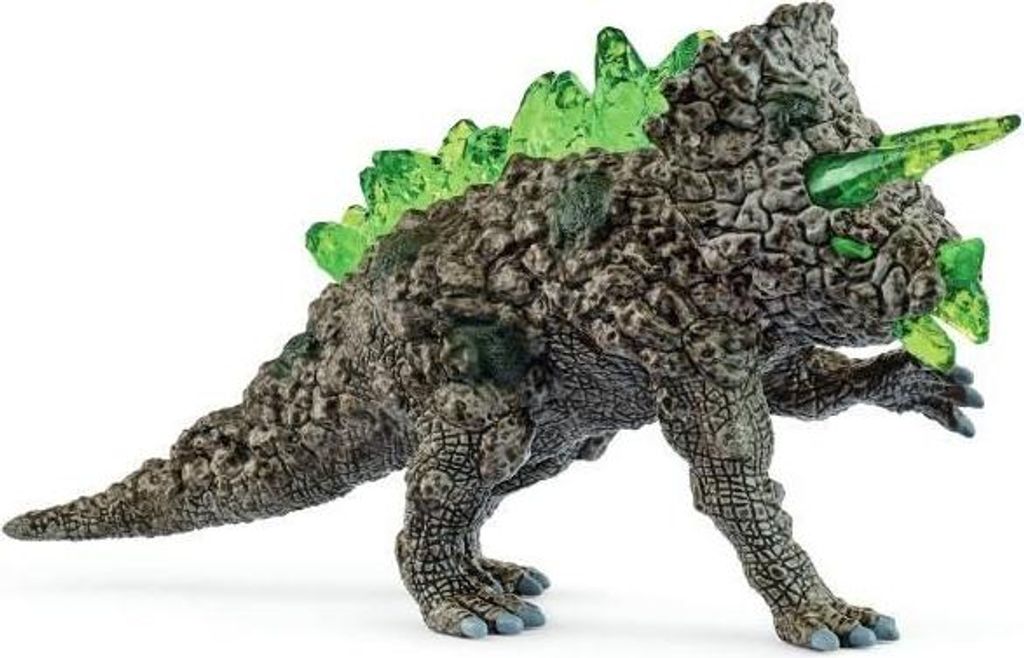 Figurine Tricératops de Pierre, SCHLEICH 70828 Eldrador, Spielfigur für Kinder ab 4 Jahren