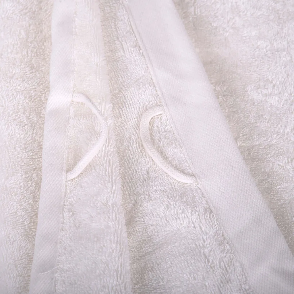 Drap de Douche 100% Coton Blanc Tom Tailor 140x70 cm Moelleux et Durable