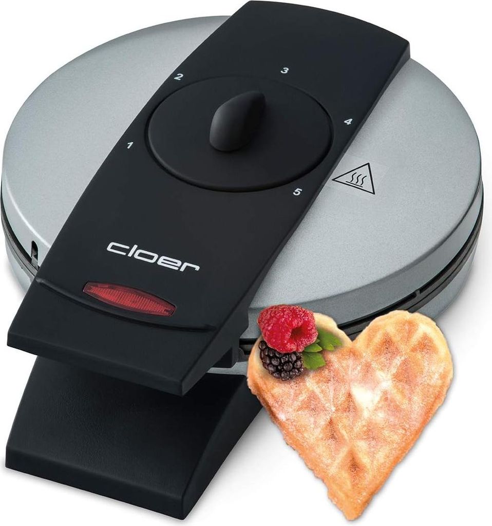 CLOER Gaufrier 1629 930Watt inox mat Image du produit 