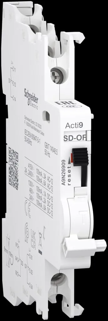 Report d'état à distance Acti9 OF+OF/SD avec 2 contacts pour automatisme