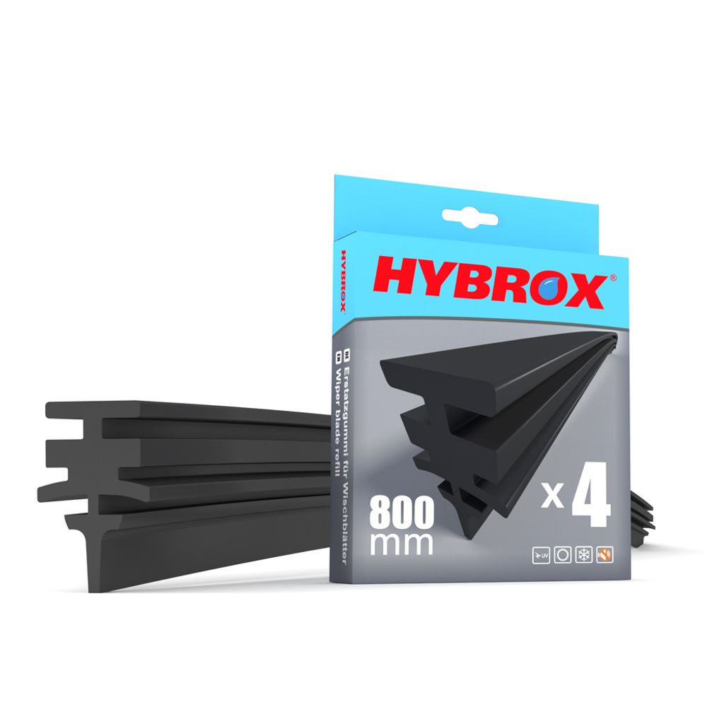 HYBROX Scheibenwischergummi / Wischergummi / Ersatzgummi 4 Produktbild 