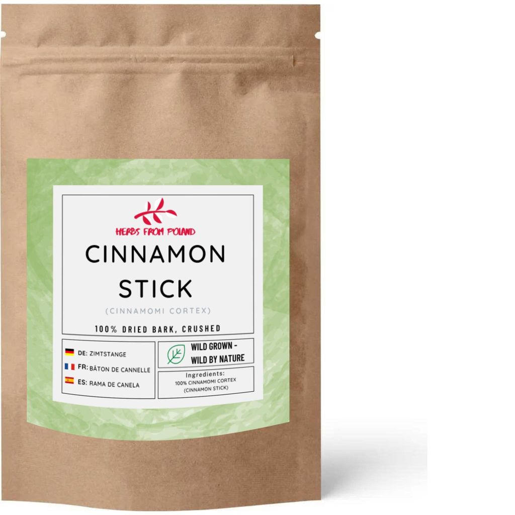 Herbs from Poland Zimtstange – Unterstützt Blutzucker & Verdauung, Ideal für Tee & Gebäck, 100% Natürlich – 1000g