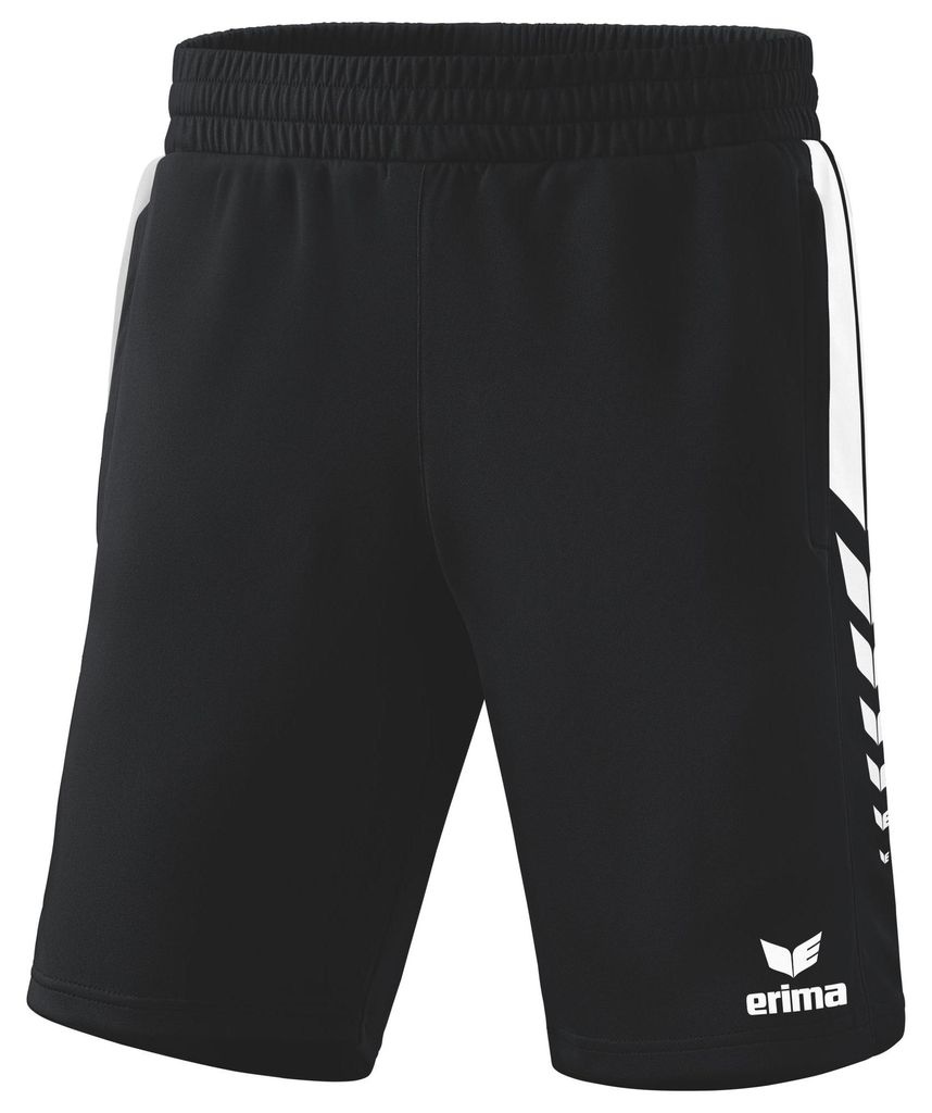 Erima Six Wings Worker Shorts Schwarz/Weiß Junior