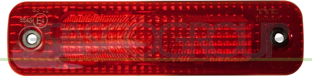 Troisième feu de frein supplémentaire Transit PRASCO FD9124150 Rouge