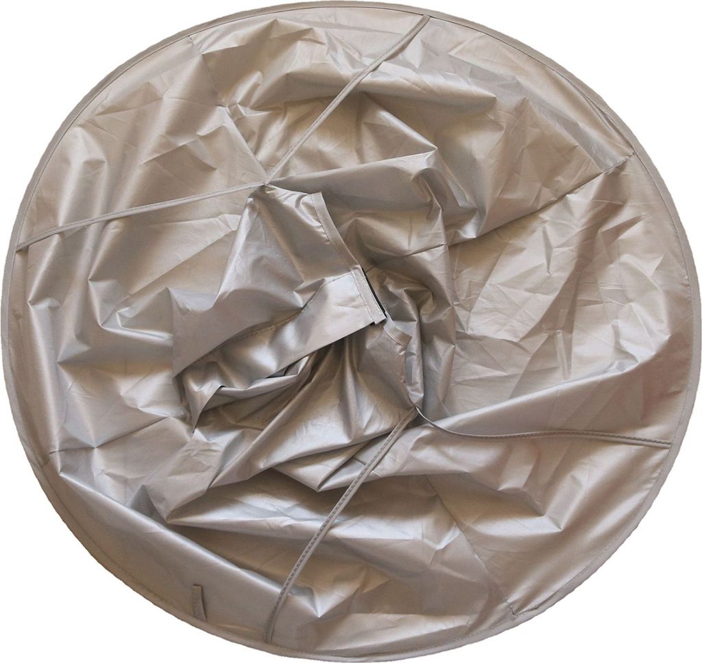 Friseurumhang für Erwachsene, silbergrau, faltbar, dreidimensionaler Haarschnittumhang, Schürzen-Kombination für professionelles Haarstyling