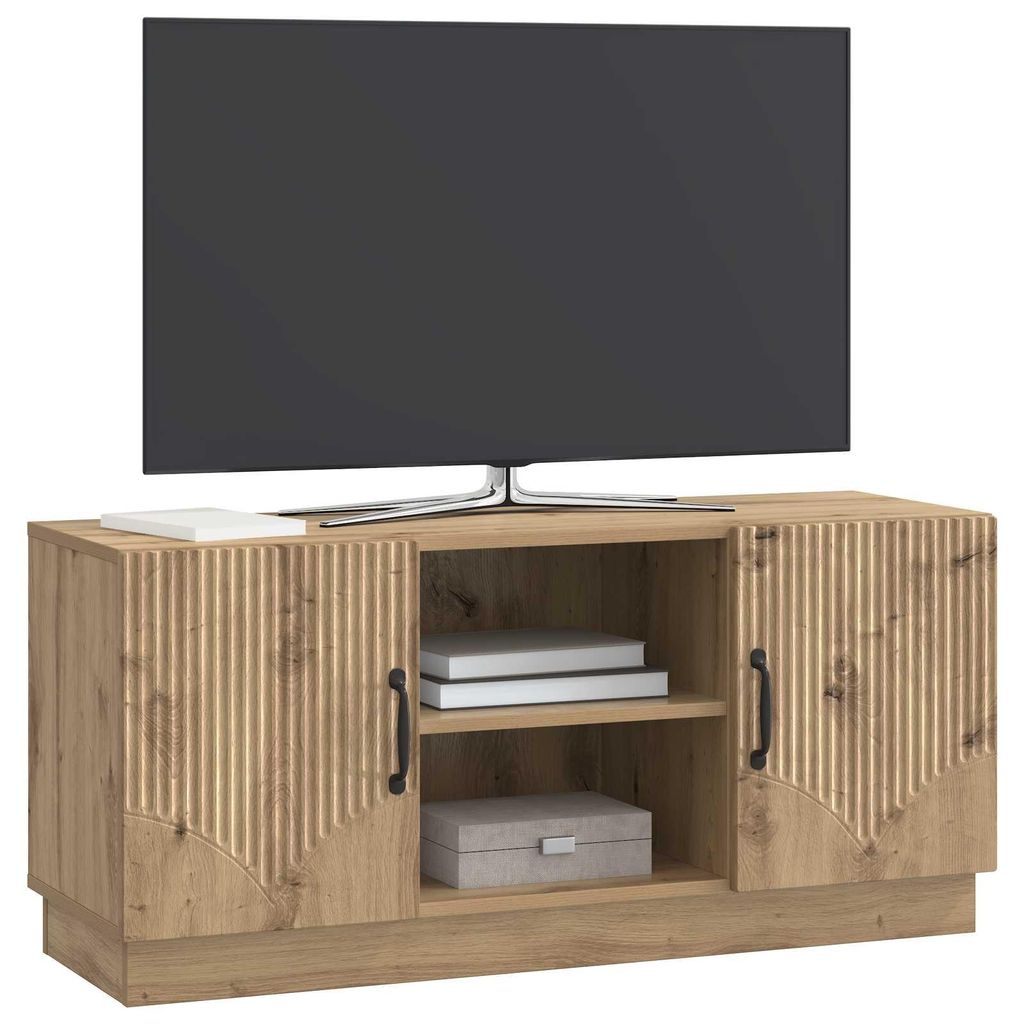 vidaXL TV-Schränk Artisan-Eiche 102 x 34,5 x 47 cm Holzwerkstoff