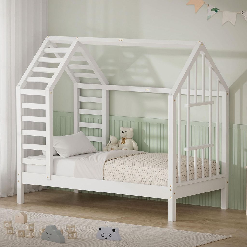 Łóżeczko dziecięce ML-Design, 70x140 cm, białe, z Zdjęcie produktu 