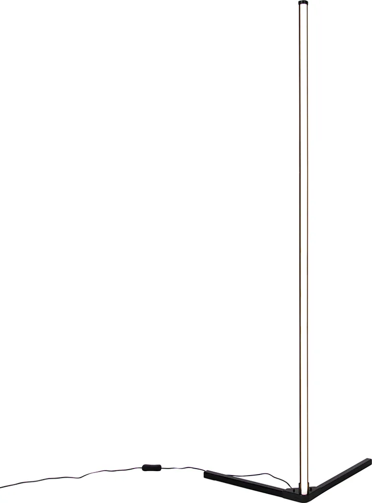 Lampadaire intelligent LED Calex 140cm Noir - Fini les coins sombres
