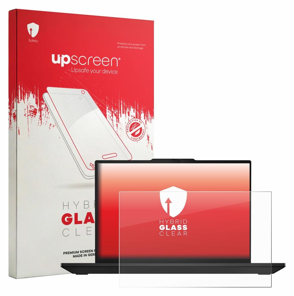 upscreen Schutzglas für Lenovo ThinkPad T16 Gen 5 Schutzfolie Panzer Folie Glas Display Schutz klar