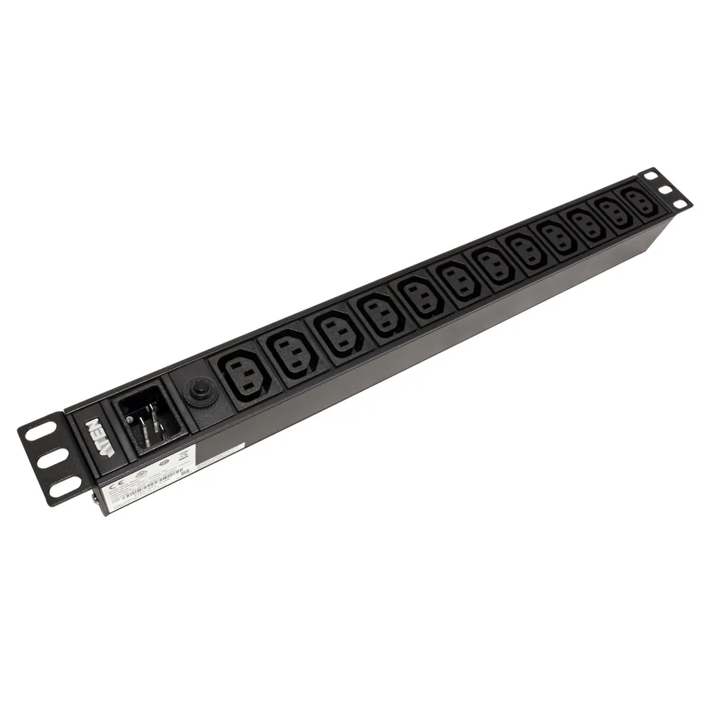 PDU Basic ATEN PE0212G 16A 12 Sorties C13 avec Protection Surcharge - 3