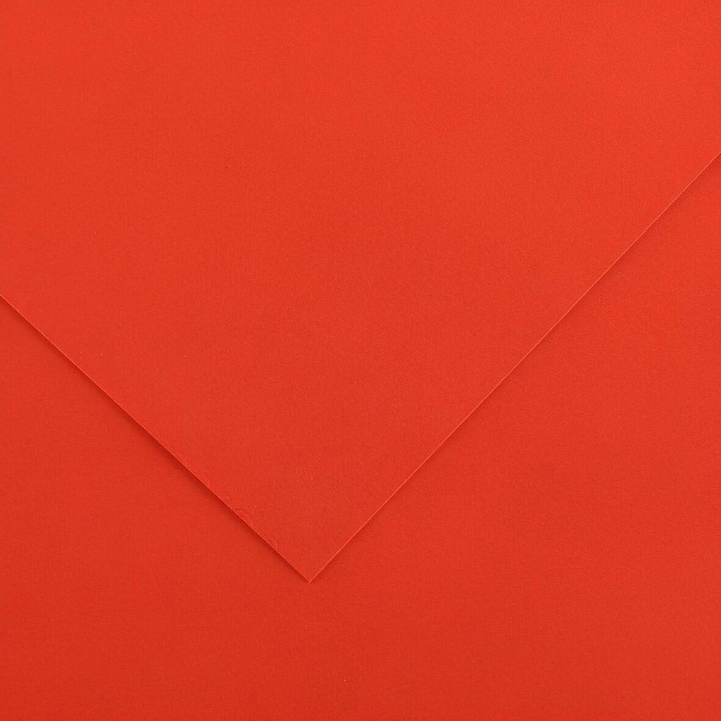 Canson Vivaldi 50x65 cm Tomato 14 240 g Farbiges Papier