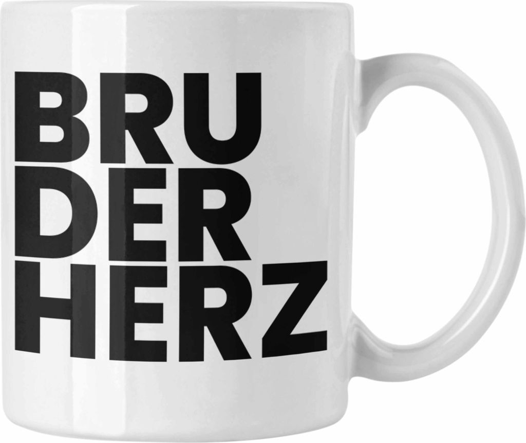 Trendation - Bester Bruder Tasse Geschenk Geburtstag Weihnachten Lustig Bruderherz Geschenkideen Erwachsen (Weiß)