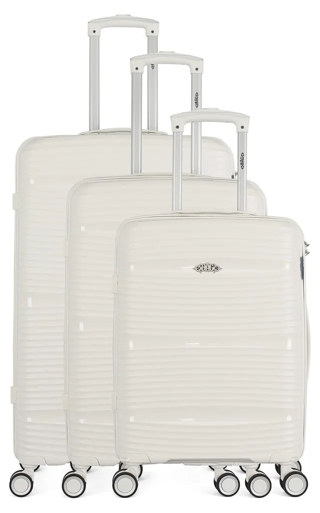 OBAGO Set de 3 Valises CENTAURE 75 cm à 4 Roues Multidirectionnelles