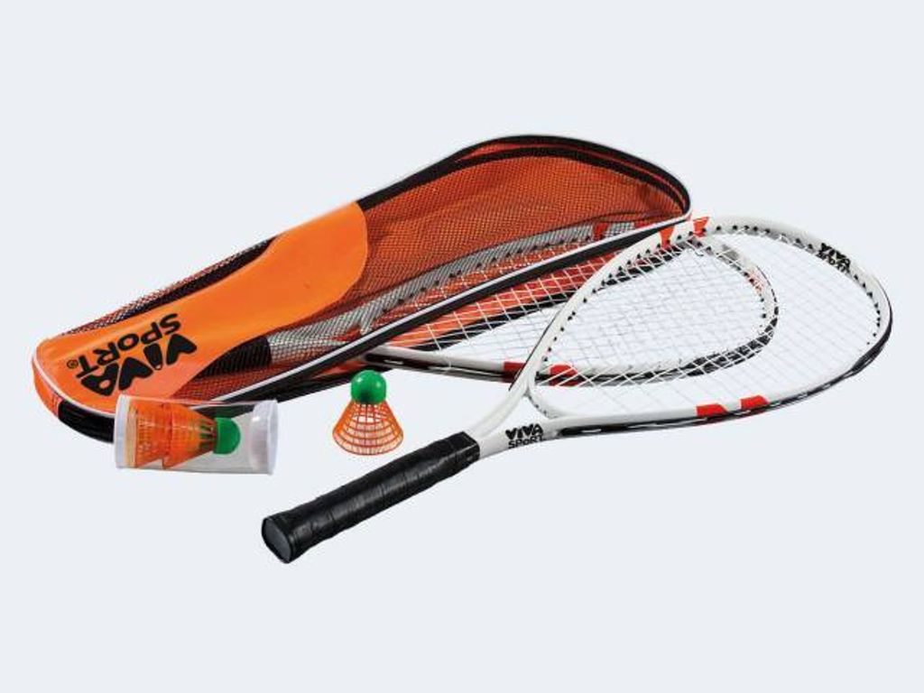 VIVA Badminton Highspeed-Set 2Schläger/3Bälle/Tasc