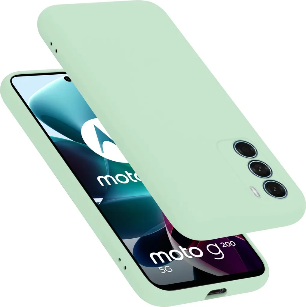 Cover Motorola G200 5G Verde Cadorabo - Design Slim e Soft Touch