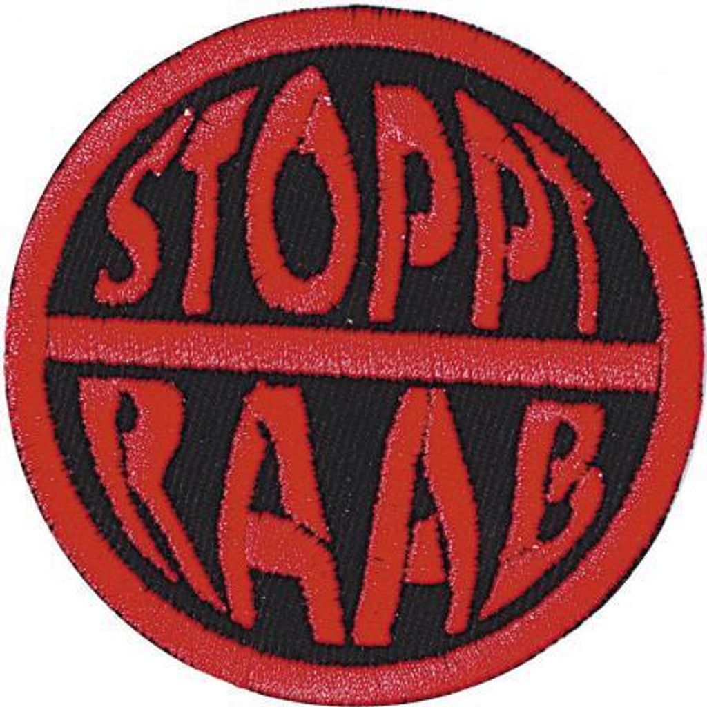 Aufnäher - Stoppt Raab - 04062 - Gr. ca. 6 cm - Patches Stick Applikation