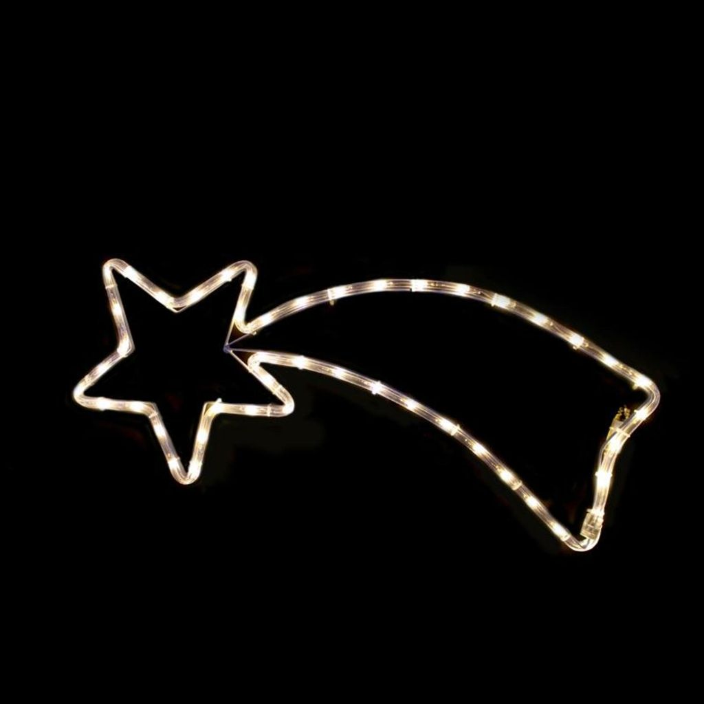 Decoración navideña exterior iluminada ACA, modelo Cometa, Imagen del producto 