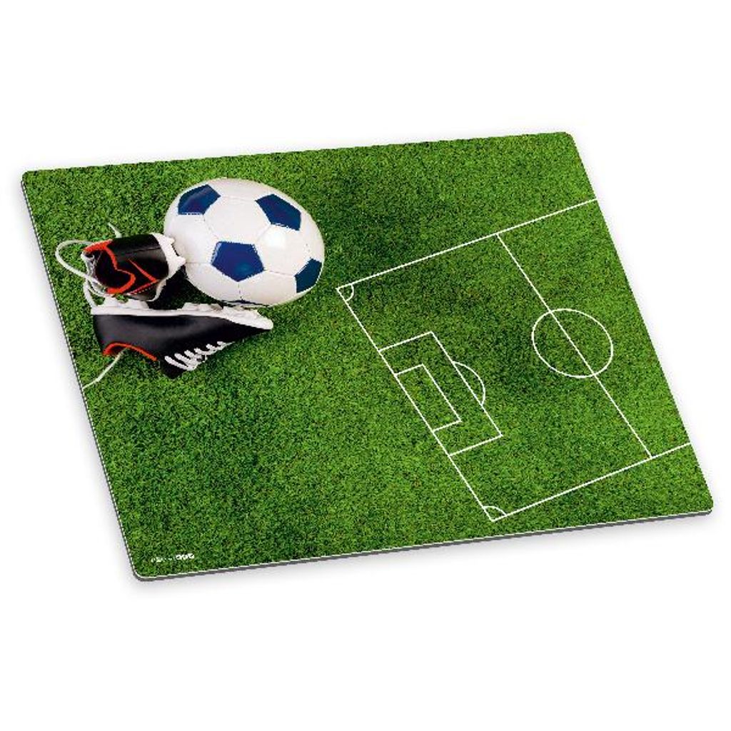 itenga Deluxe Schreibtischunterlage Fußball 50x40 cm aus Kunststoff rutschfest