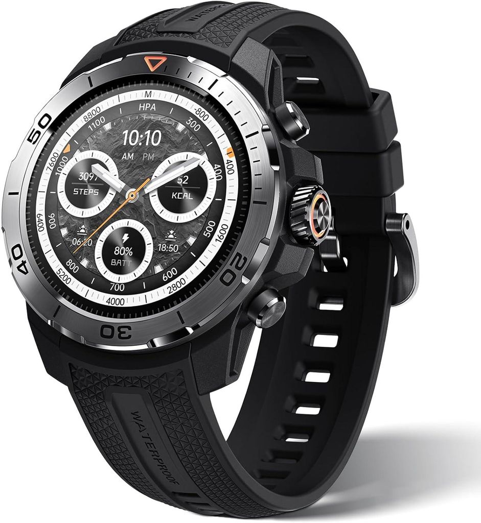 Mibro GS Explorer GPS Multisport Smartwatch mit AMOLED, Dualfrequenz-GPS, 150+ Sportmodi, 10ATM Wasserschutz und langer Akkulaufzeit
