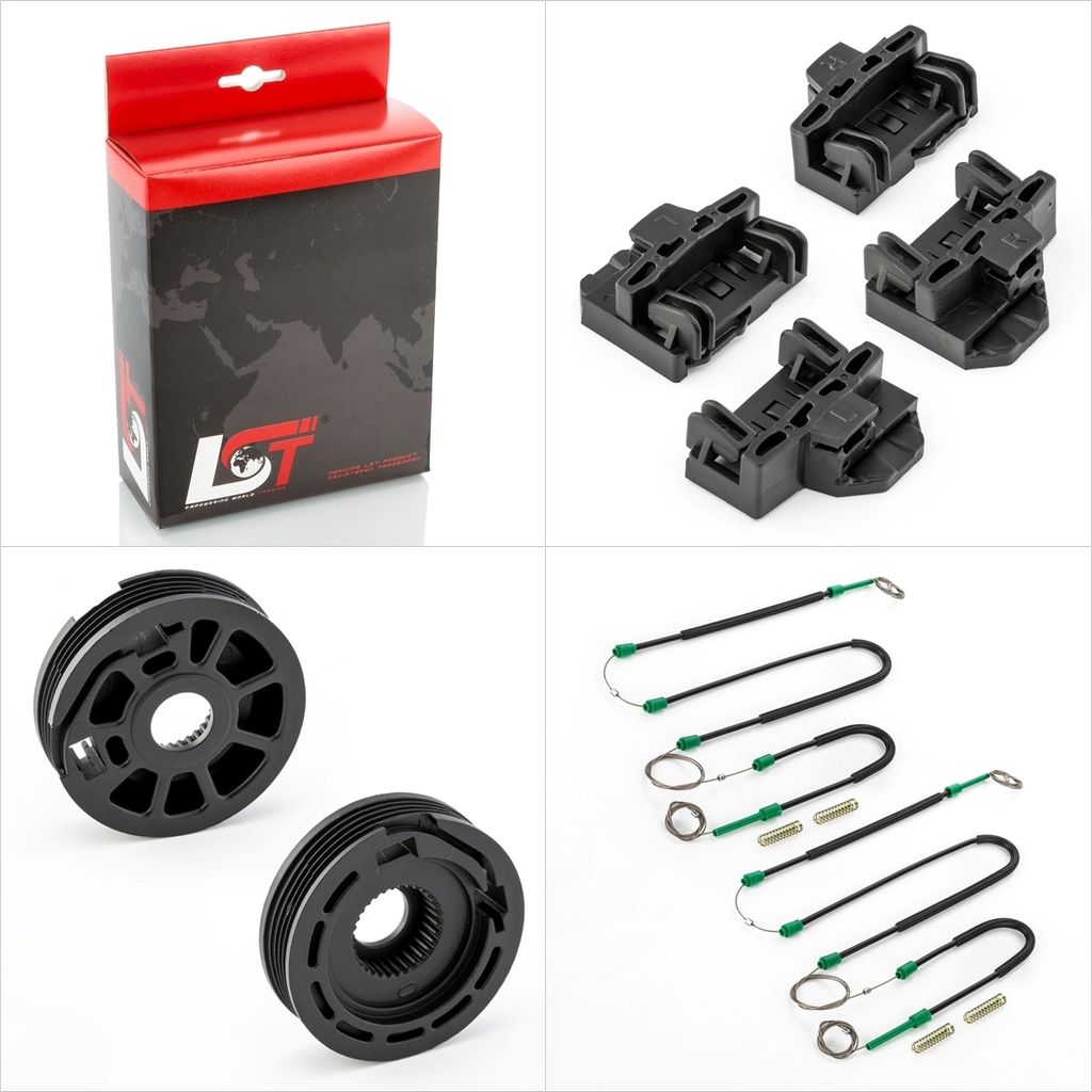 Fensterheber Reparatursatz Vorne Links & Rechts - Für Vw Polo 6N