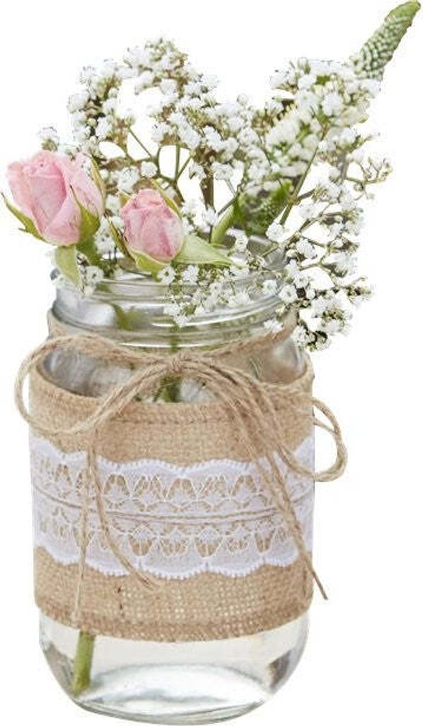 Landliebe Hochzeit Blumenvase 13cm Produktbild 