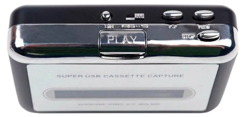 Convertisseur de cassettes en MP3 USB avec logiciel d'édition audio PC